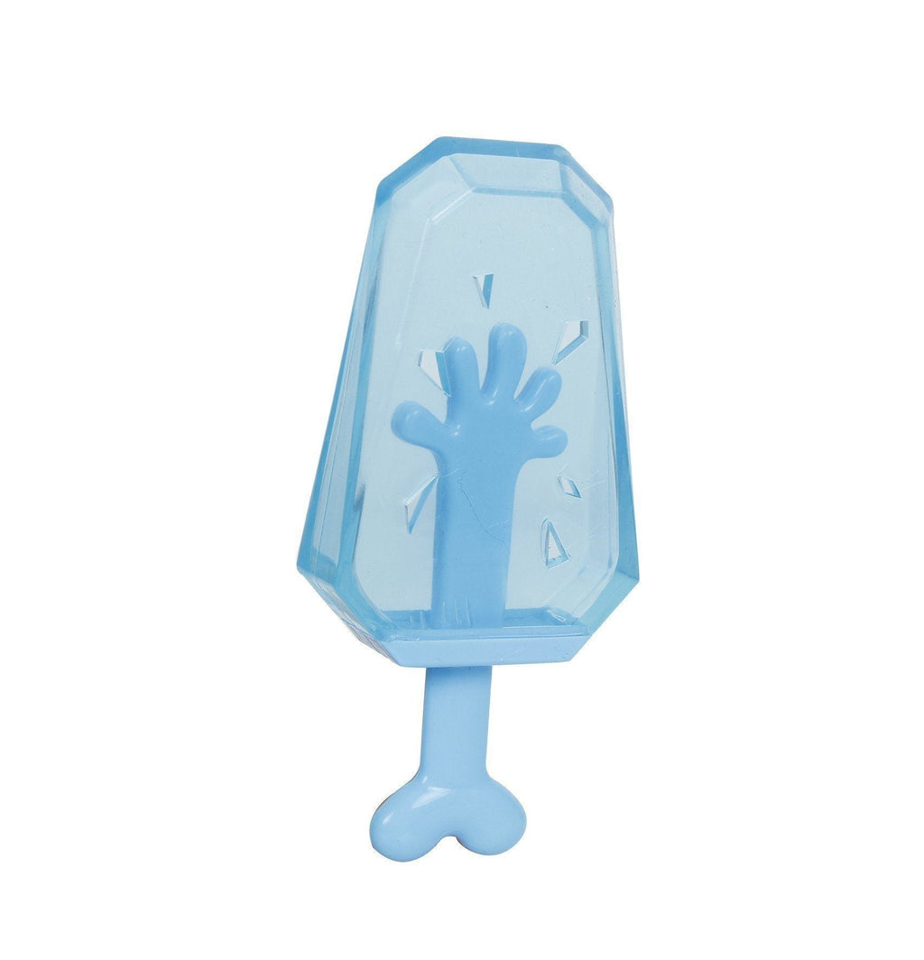 Pet Life ® 'Lick & Gnaw' Cooling Ices Cone Freezable and Chewable Tossing Waterproof Floating Pet Dog Toy